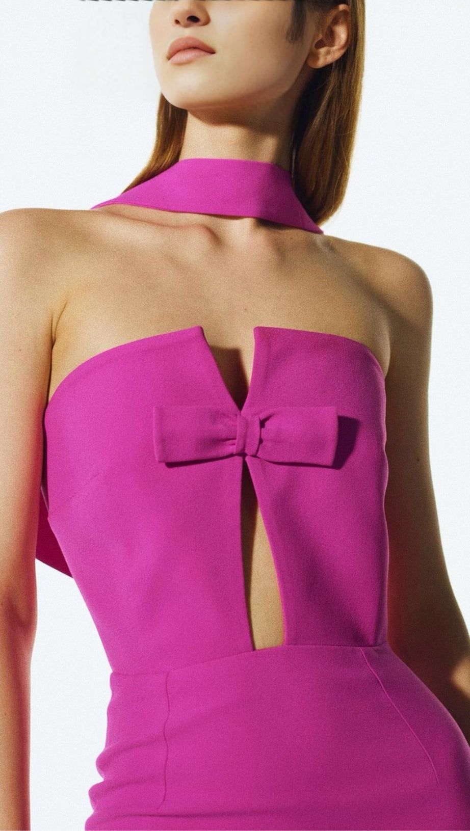 STRAPLESS MAXI DRESS IN BLACK