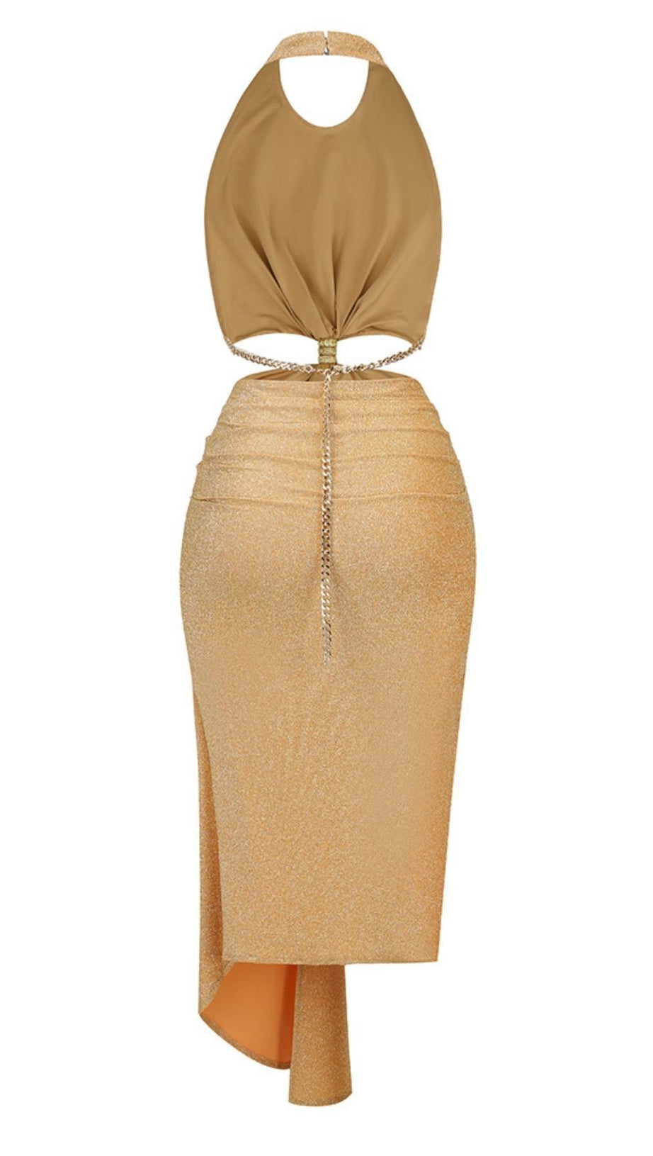 SPLIT MAXI DRESS IN PINK