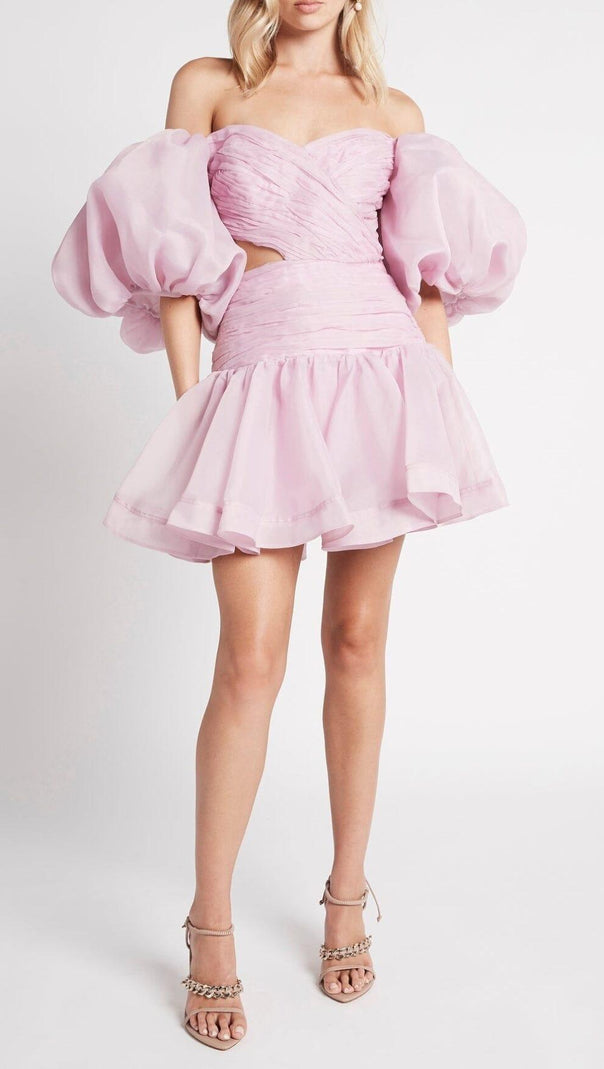AIIZIE BUBBLE SLEEVE MINI DRESS - product image
