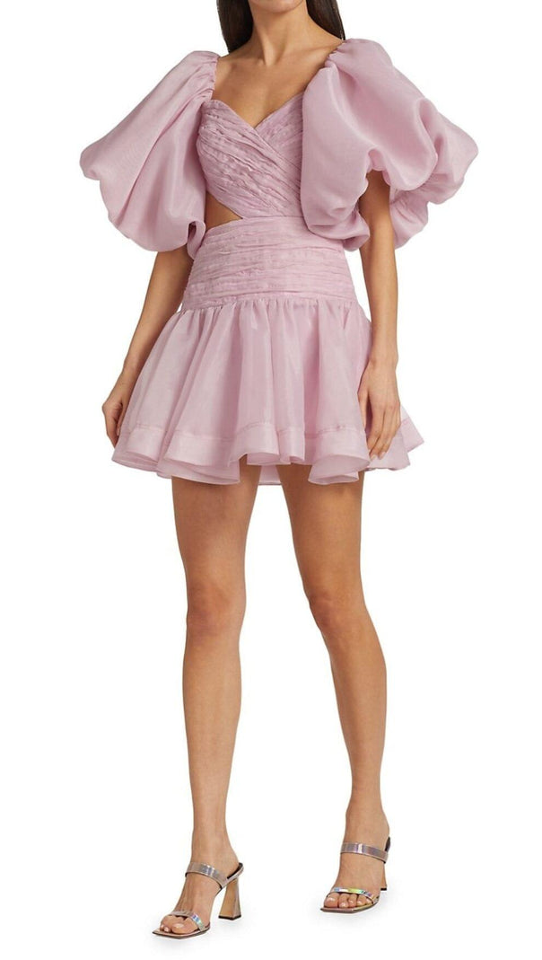 AIIZIE BUBBLE SLEEVE MINI DRESS - product image