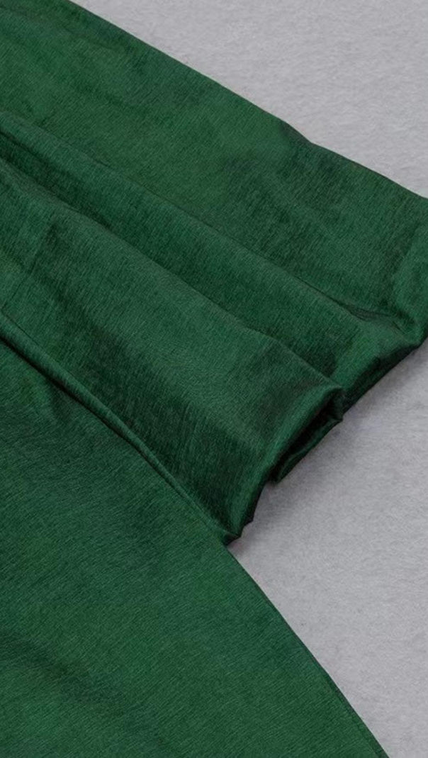 AIIZIE STRAPLESS LONG SLEEVE IN GREEN - product image