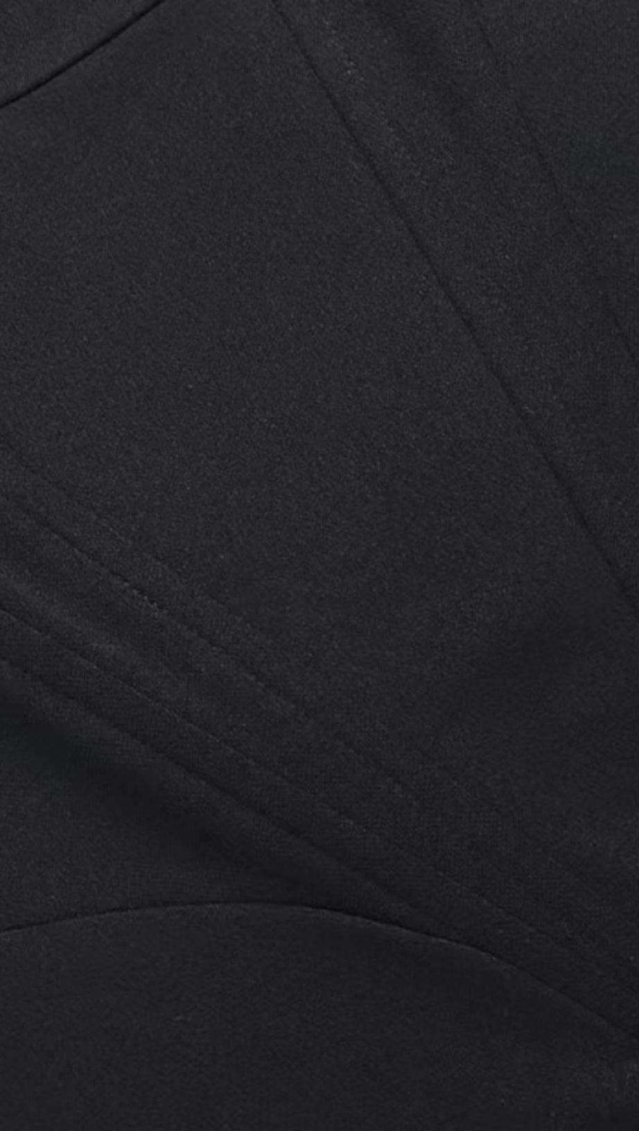 STRAPLESS FEATHER CORSET DRESS IN BLACK