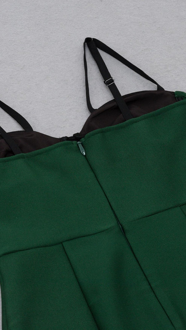 AIIZIE BANDAGE MAXI DRESS IN GREEN - product image