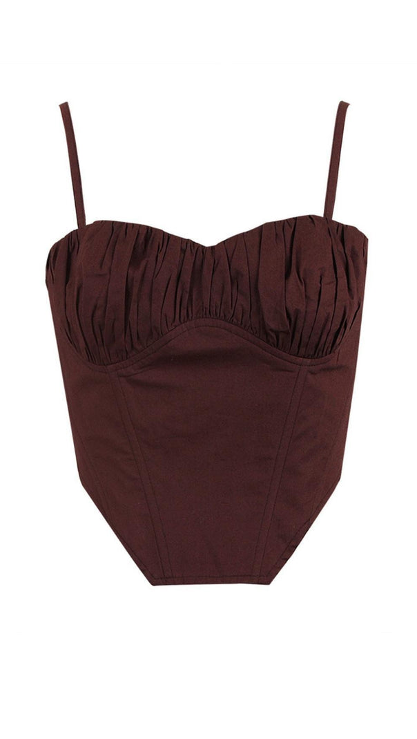 AIIZIE TOPS IN BROWN - product image