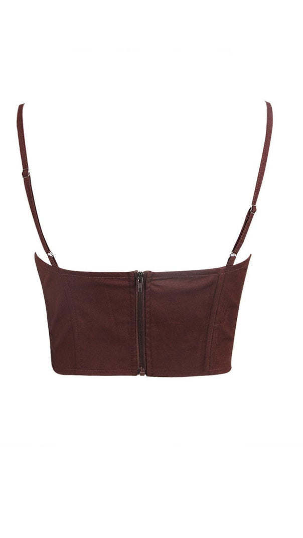 AIIZIE TOPS IN BROWN - product image