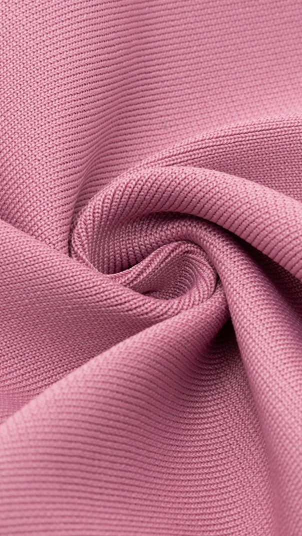 AIIZIE BANDAGE MIDI DRESS IN PINK - product image