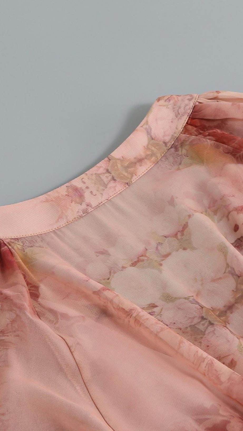 PRINTED MINI DRESS IN PINK