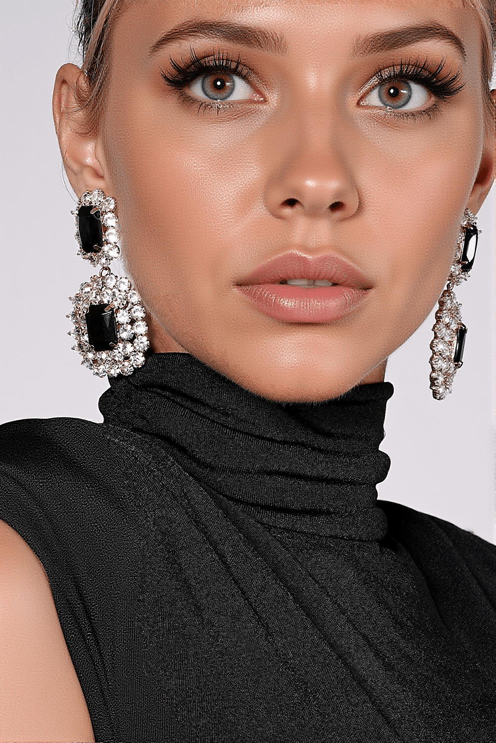 FABIANA RECTANGULAR GEMSTONE EARRINGS