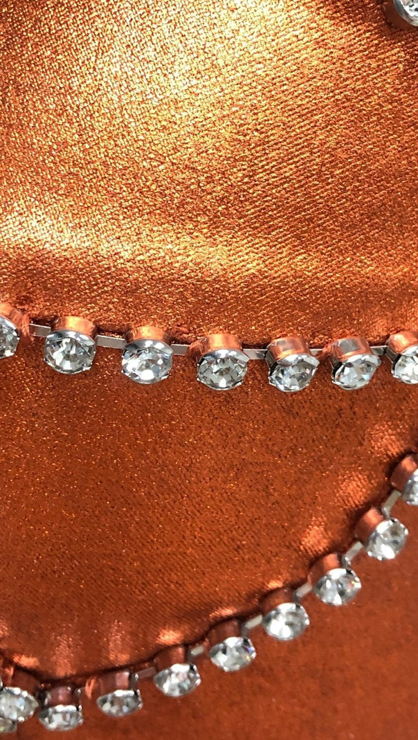 MINI ABITO LASER CON DIAMANTI
