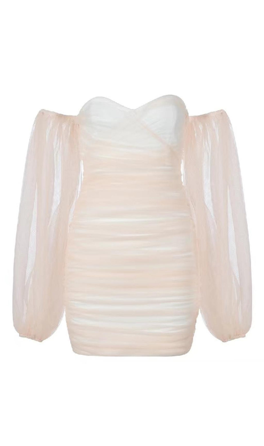 LANGÄRMELIGES MINIKLEID IN ROSA