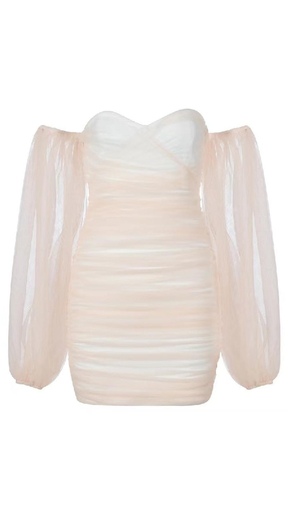 LANGÄRMELIGES MINIKLEID IN ROSA