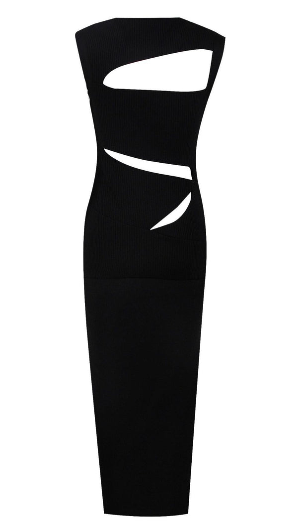 AIIZIE CUTOUT MAXI DRESS IN BLACK - product image
