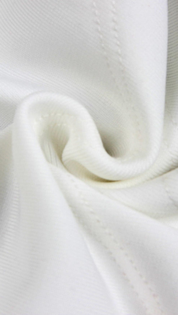 AIIZIE TASSELS MIDI DRESS IN WHITE - product image