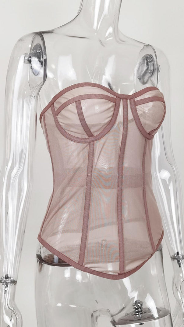 SPITZENTOPS IN WEISS