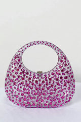 Onyx Diamond Glass Handbag