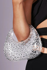 Onyx Diamond Glass Handbag