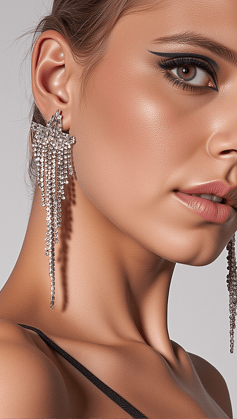 WREN PENTAGONAL STAR EARRINGS