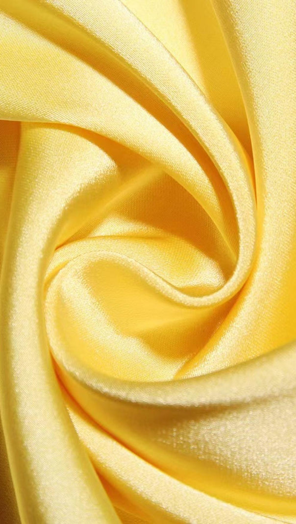 AIIZIE STRAPLESS MINI DRESS IN YELLOW - product image