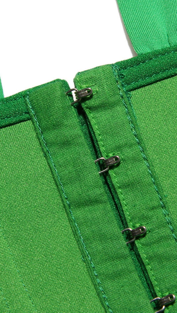 AIIZIE HALTER TOPS IN GREEN - product image