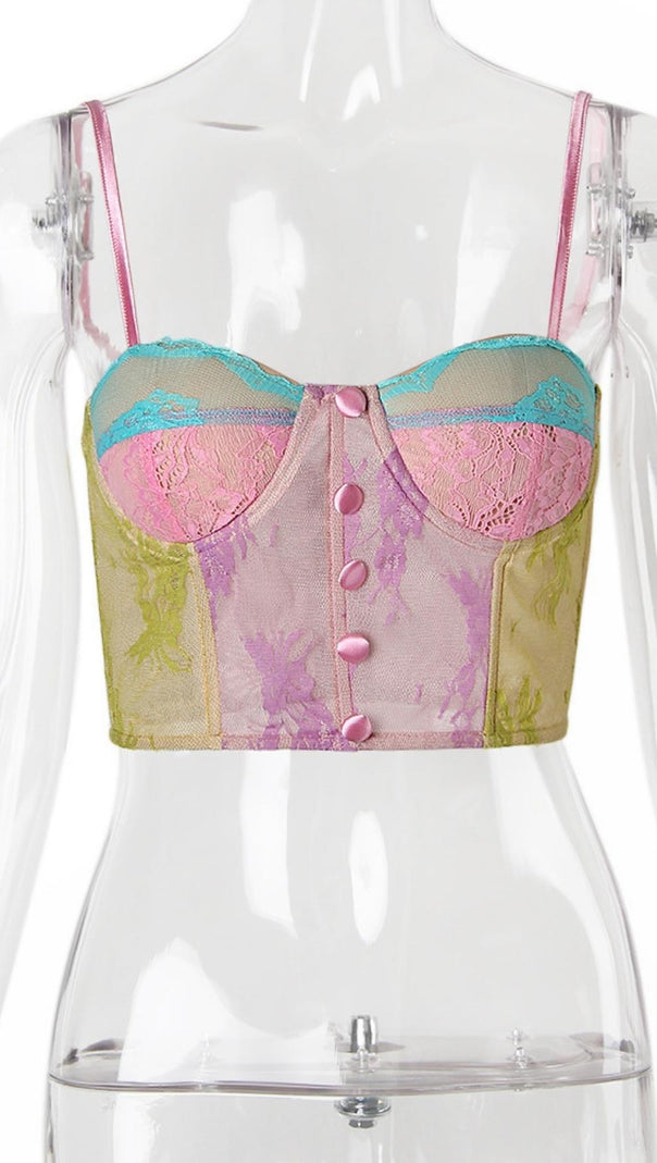 AIIZIE FISHBONE TOPS IN BUMP COLOR - product image