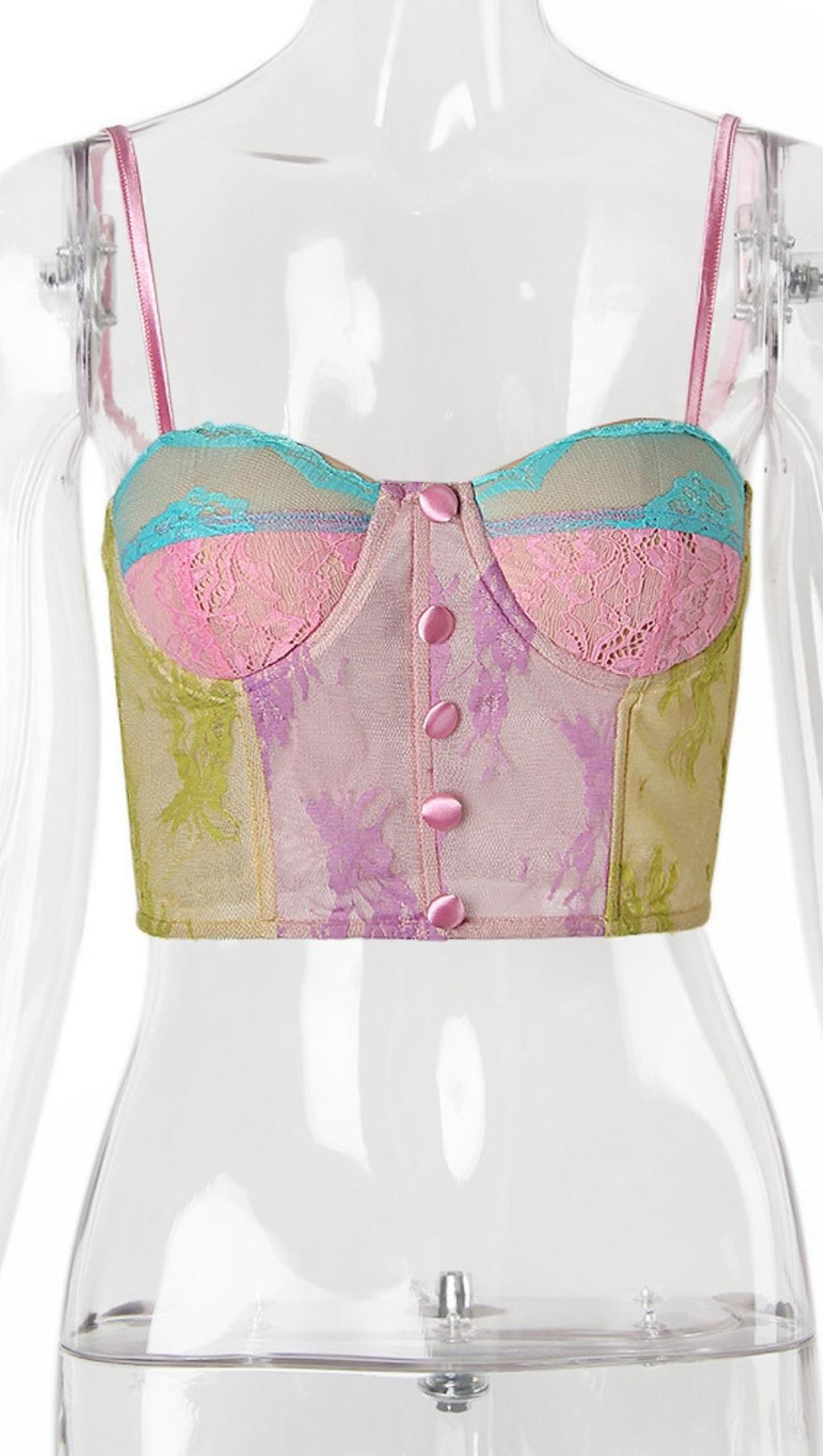 FISHBONE TOPS IN  BUMP COLOR