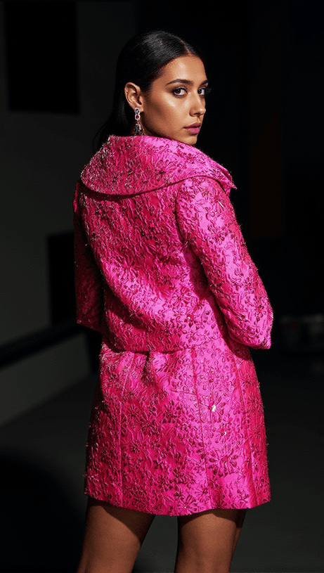 BLAZER JACQUARD FLOREALE AANYA