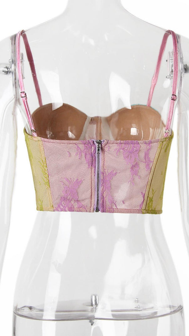 AIIZIE FISHBONE TOPS IN BUMP COLOR - product image