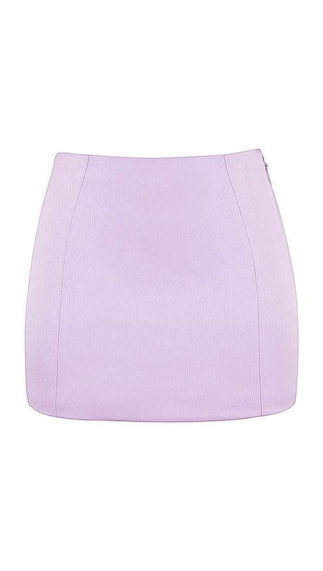 SATIN CORSET TWO PIECE SET IN PURPLE