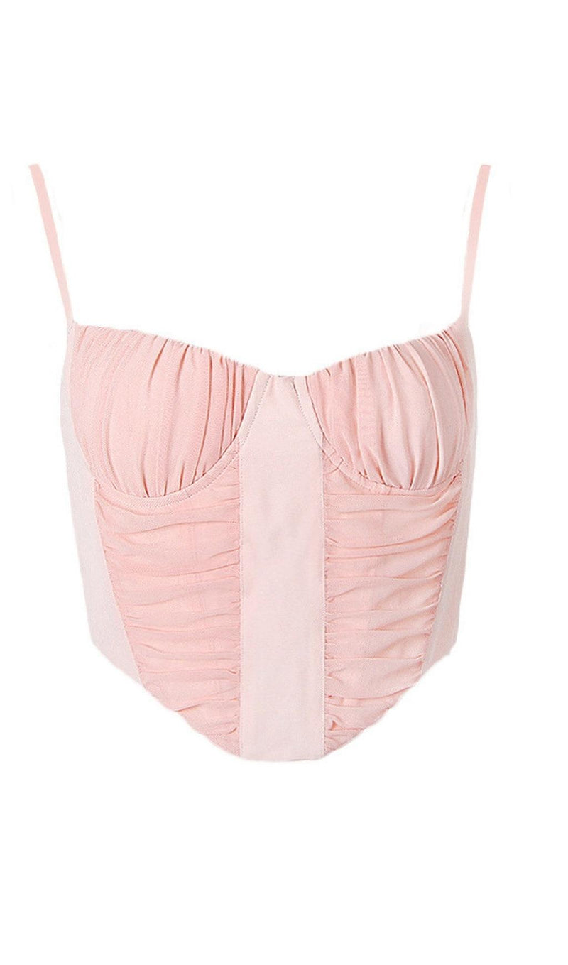 FISHBONE TOPS IN PINK