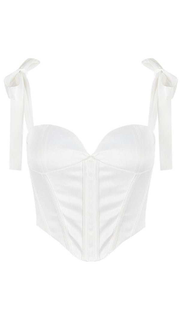 AIIZIE FISHBONE TOPS IN WHITE - product image