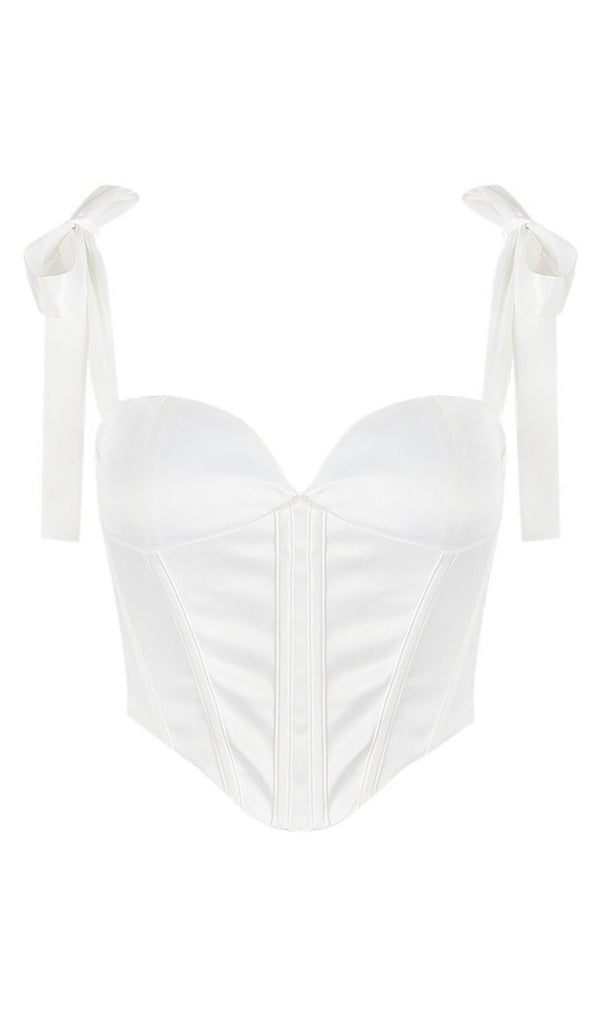 FISHBONE TOPS IN WHITE