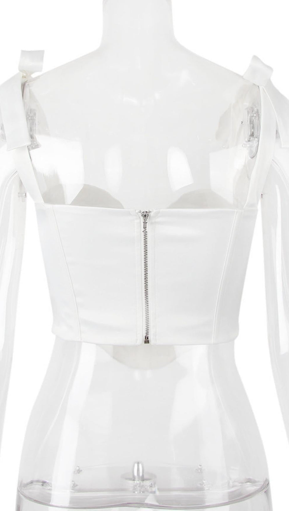 FISHBONE TOPS IN WHITE