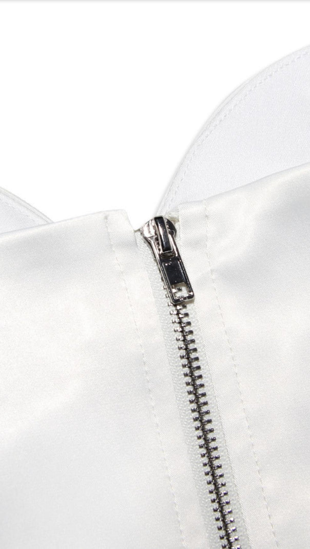 AIIZIE FISHBONE TOPS IN WHITE - product image