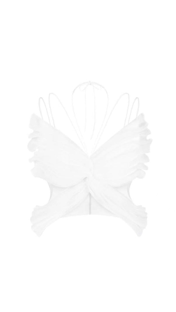 AIIZIE BUTTERFLY TOPS IN WHITE - product image