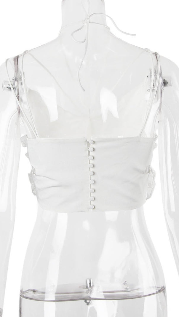 AIIZIE BUTTERFLY TOPS IN WHITE - product image