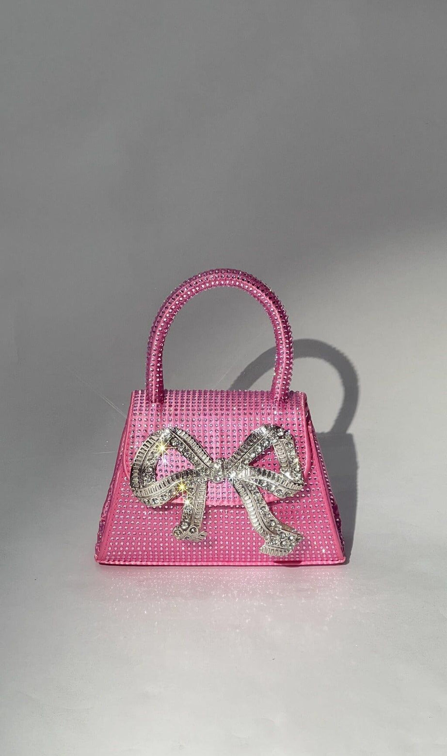 MINI-TRAGETASCHE MIT SCHLEIFE IN PINK