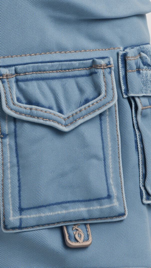 AIIZIE NAUSICAA PATCHWORK MULTI POCKET PANTS - product image