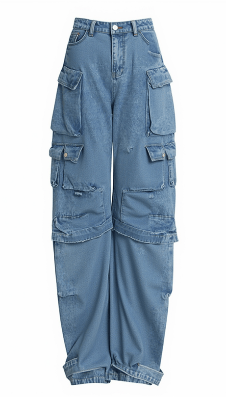 NAUSICAA PATCHWORK MULTI POCKET PANTS