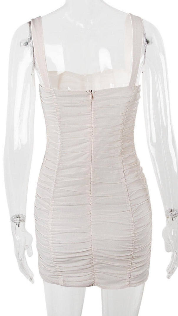AIIZIE FOLD MINI DRESS IN PINK - product image