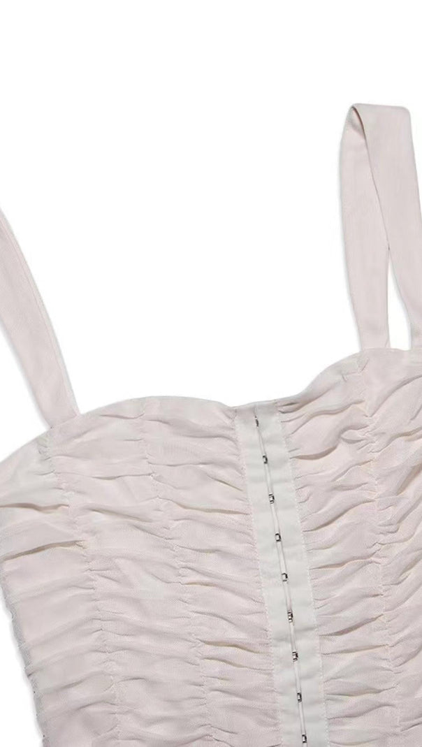 AIIZIE FOLD MINI DRESS IN PINK - product image