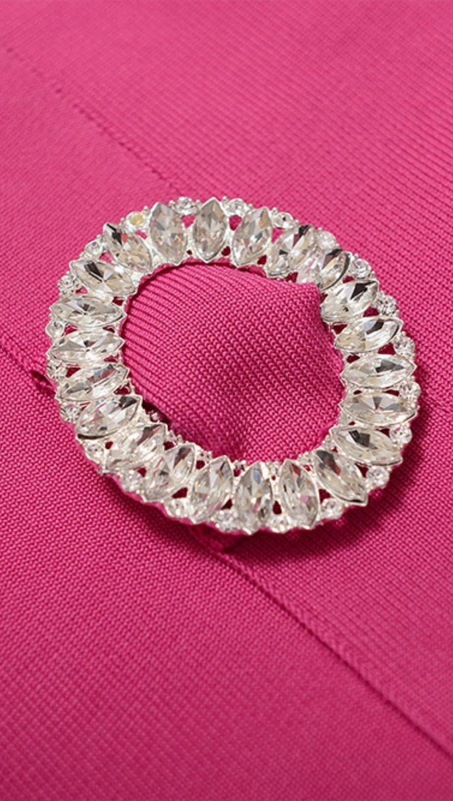 SPLIT FEATHER MAXI DRESS IN PINK