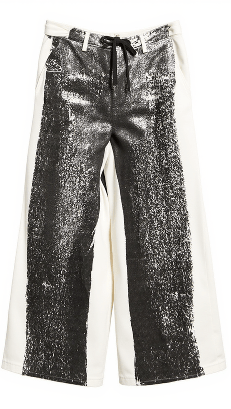 ANONA DENIM PANTS IN BLACK