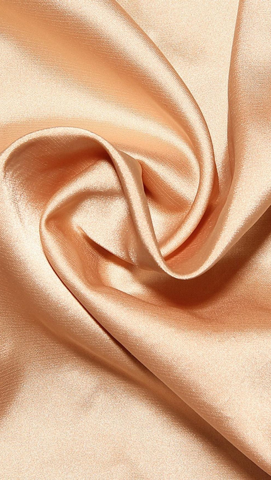 SATIN MIDI DRESS IN ORANGE