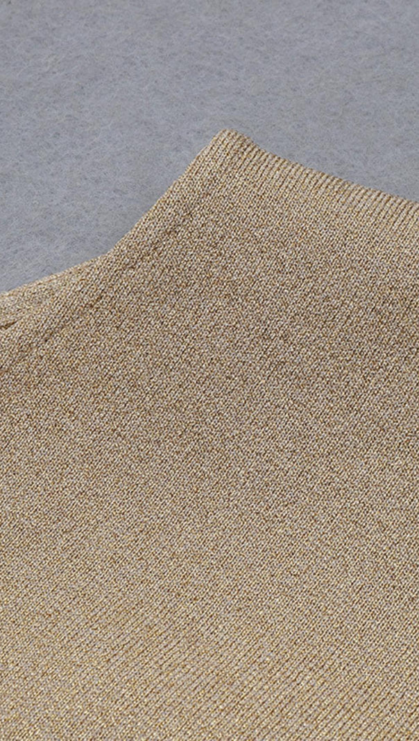 AIIZIE BANDAGE MINI DRESS IN BEIGE - product image