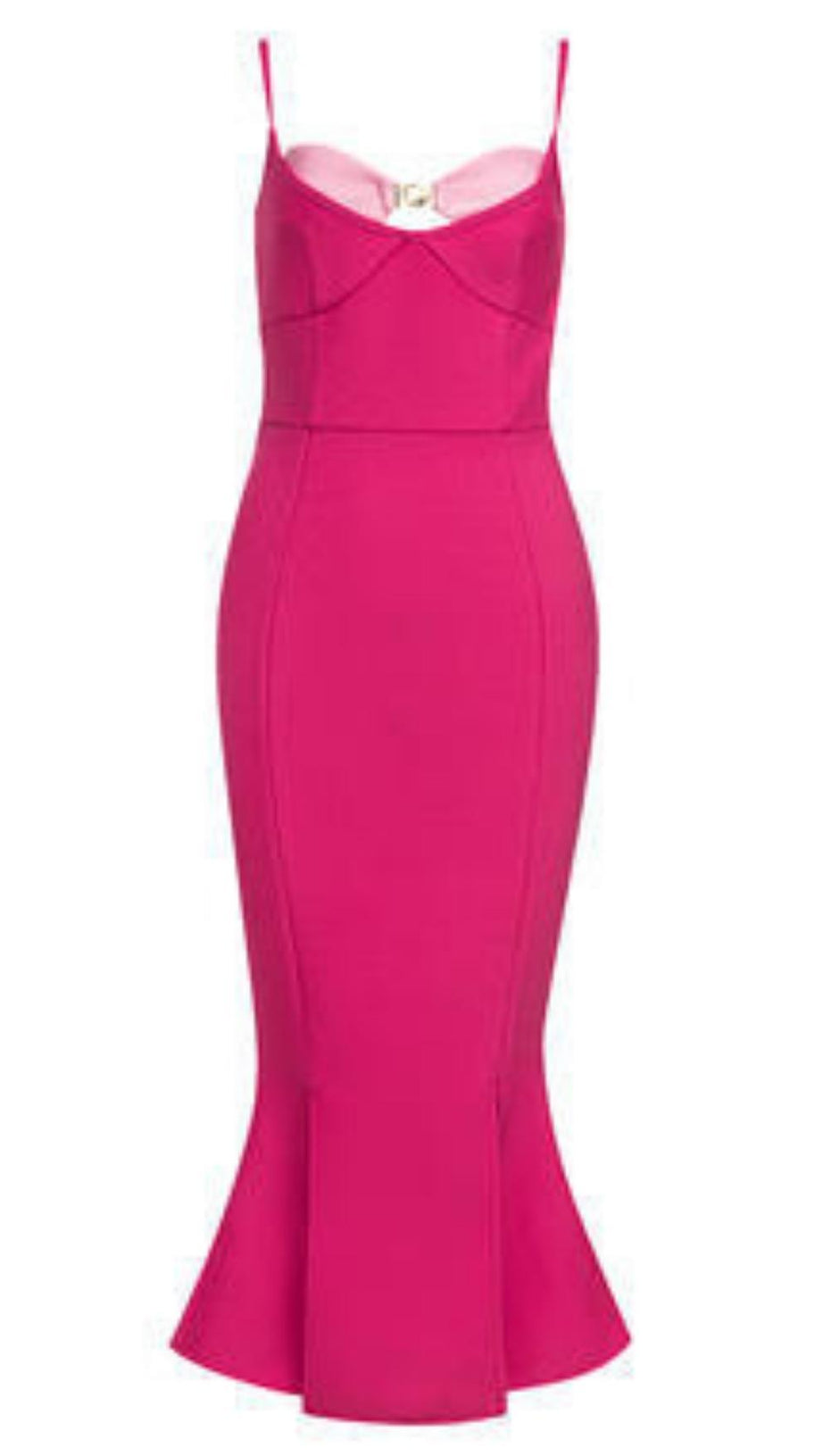 ABITO MIDI BANDAGE ROSA