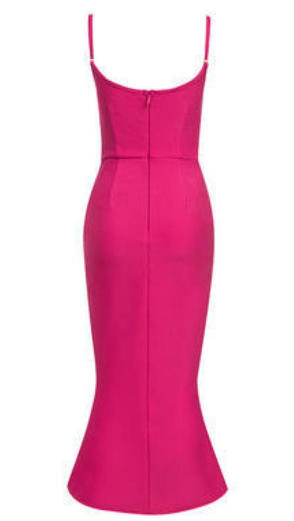 AIIZIE BANDAGE MIDI DRESS IN PINK - product image