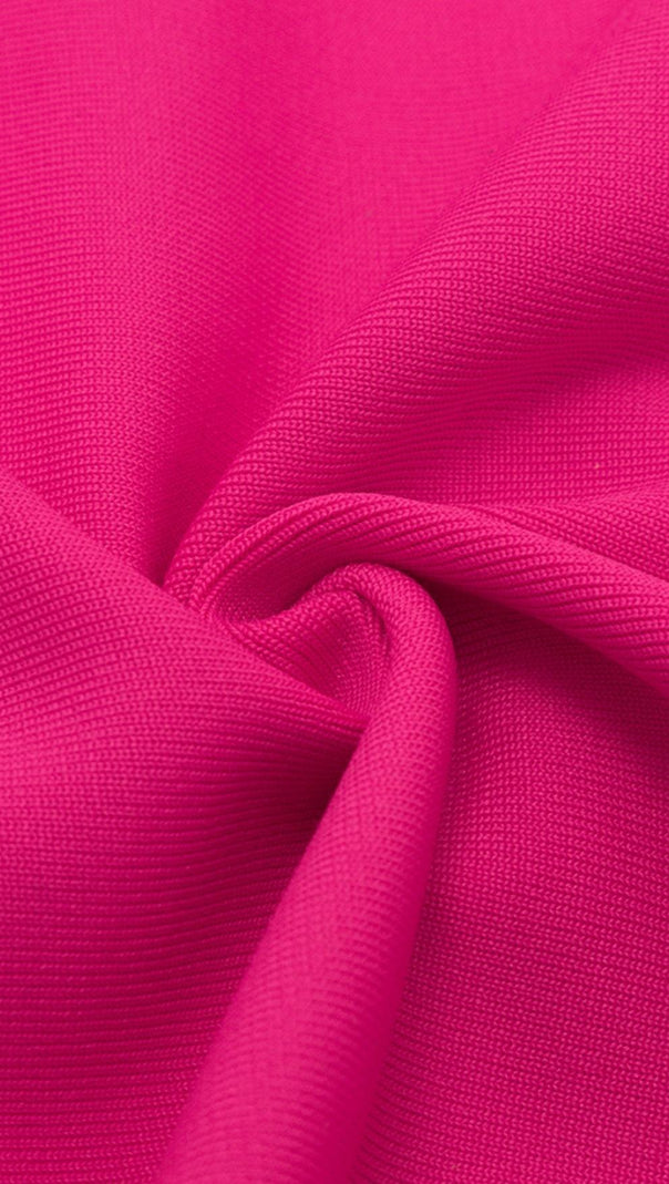 AIIZIE BANDAGE MIDI DRESS IN PINK - product image