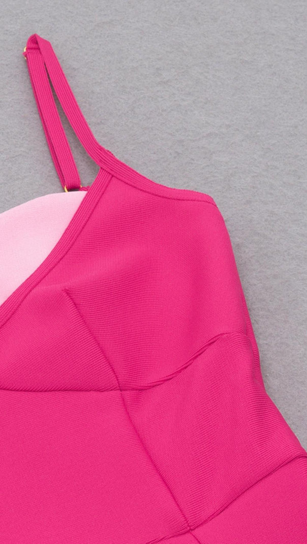 AIIZIE BANDAGE MIDI DRESS IN PINK - product image