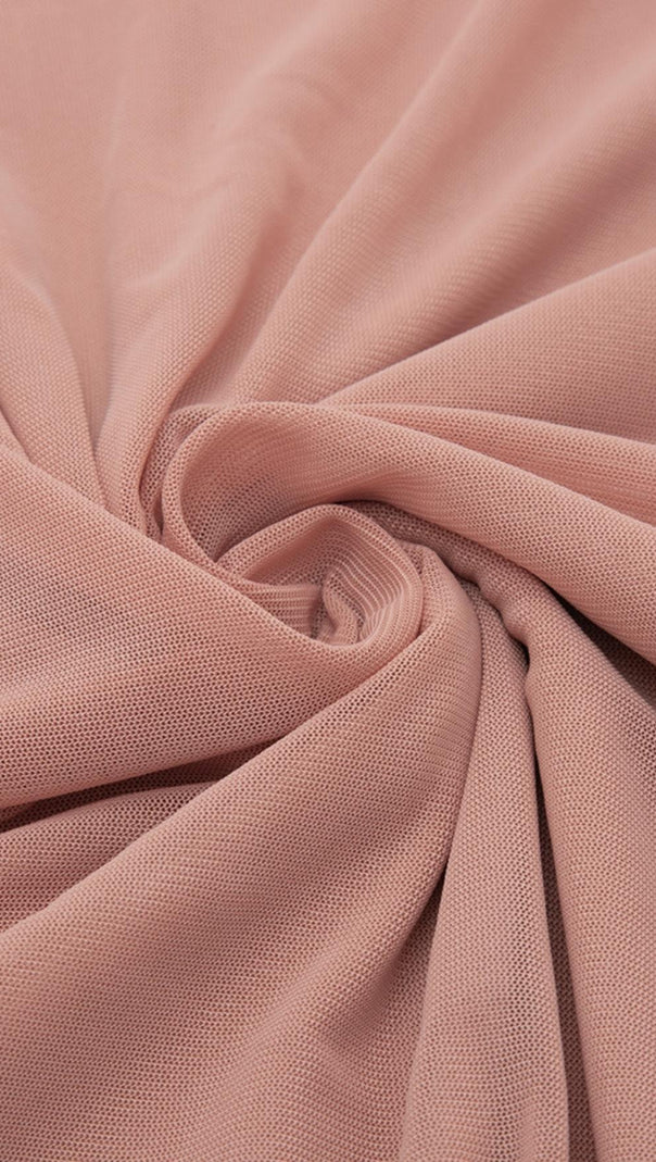 AIIZIE ONE SHOULDER CUT OUT MIDI DRESS IN PINK - product image