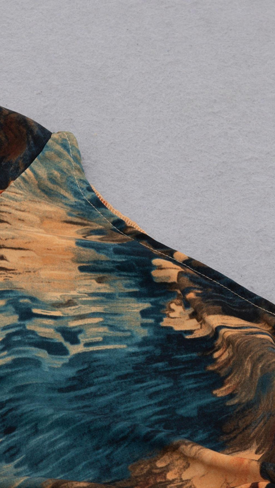 RUSHED MIDI DRESS IN BROWN